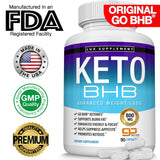 Ultra Fast Pure Keto BHB Weight Loss Diet Pills Ketogenic Supplement 90 CAPSULES