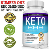 Ultra Fast Pure Keto BHB Weight Loss Diet Pills Ketogenic Supplement 90 CAPSULES