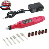 Electric Nail File Art Drill File Acrylic Manicure Pedicure Portable Machine Kit